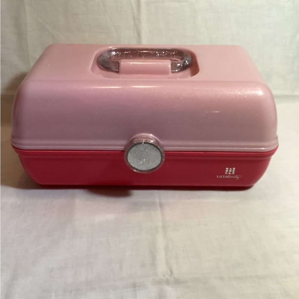 Caboodle Ulta Beauty Pretty in Pink Case Makeup Skincare Travel Divided Storage